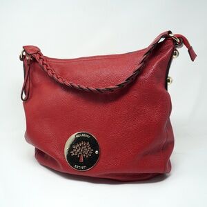 Mulberry Red Leather Large Daria Hobo